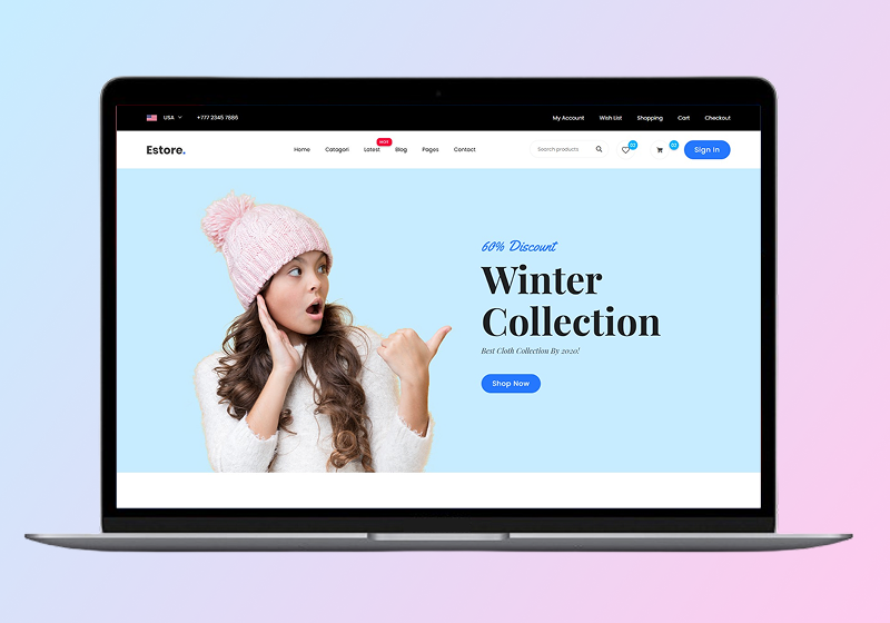 Estore - E-Commerce & Digital Retail | SGR Software Solution