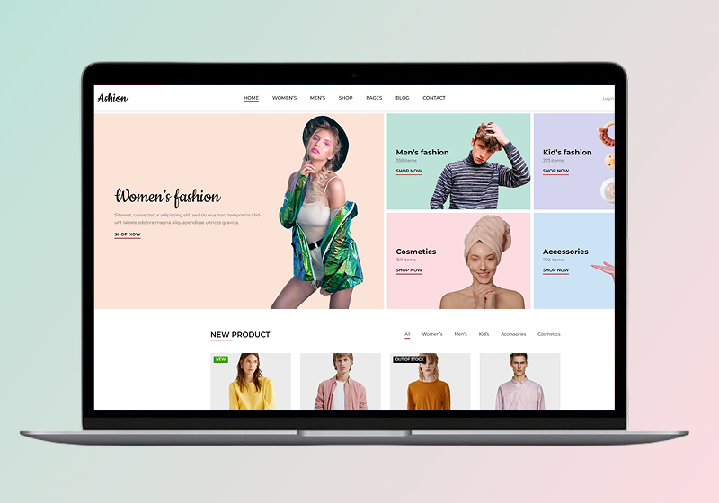 Ashion - E-Commerce & Digital Retail | SGR Software Solution