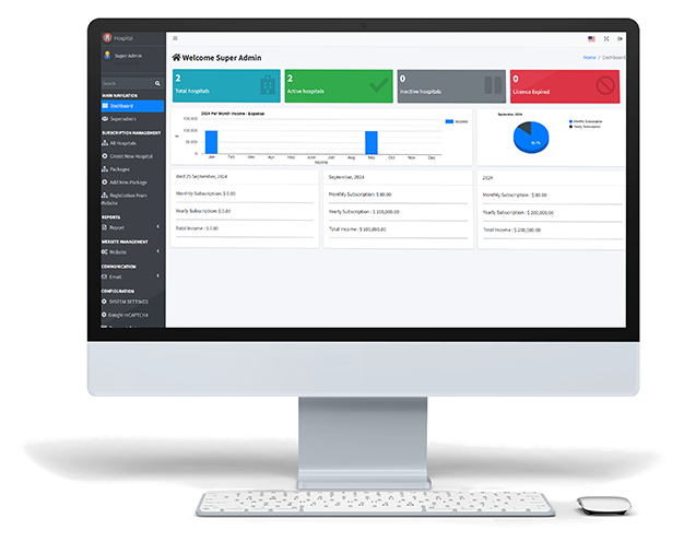 Hospital Management - Healthcare & Digital Health | SGR Software Solution
